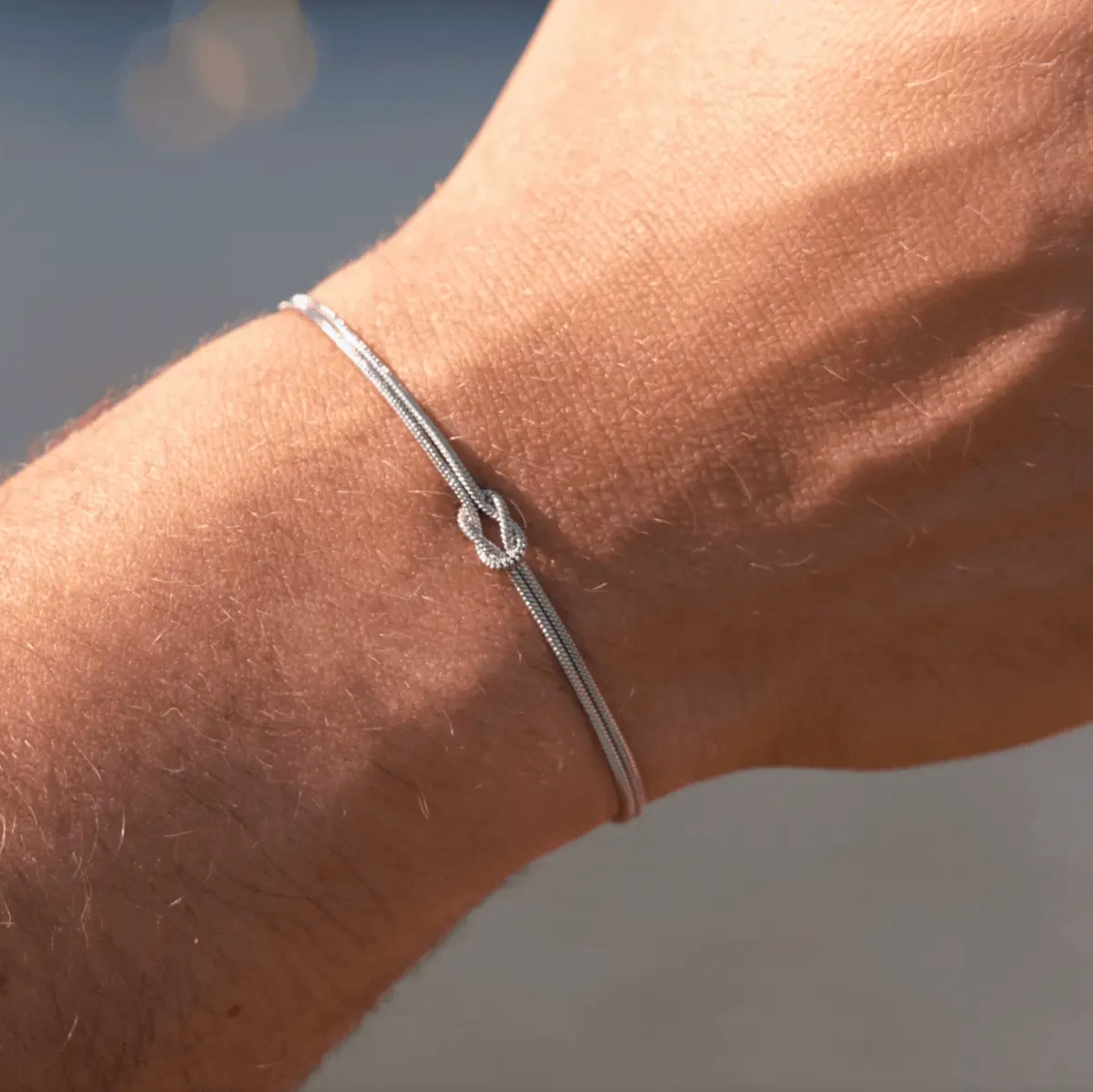 Unbreakable Love Bracelet - infinity button