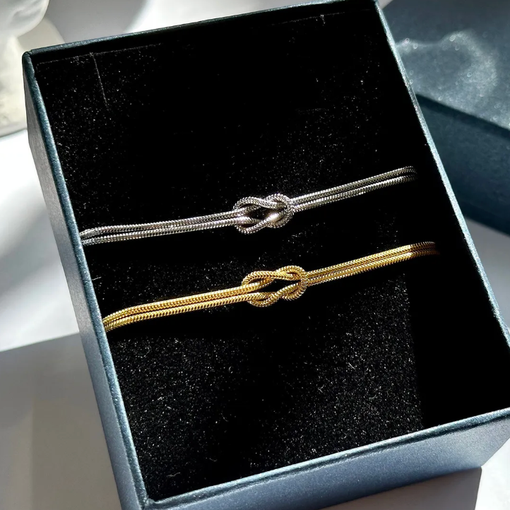 Unbreakable Love Bracelet - infinity button