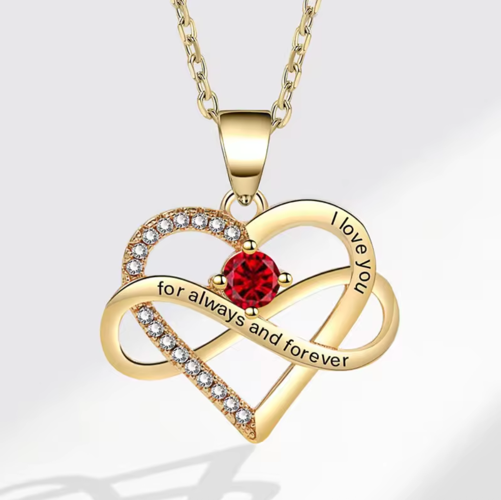 for always and forever - Heart Necklace
